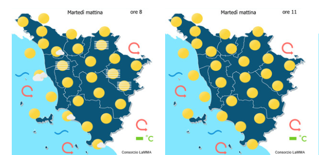 Meteo Toscana 30 settembre