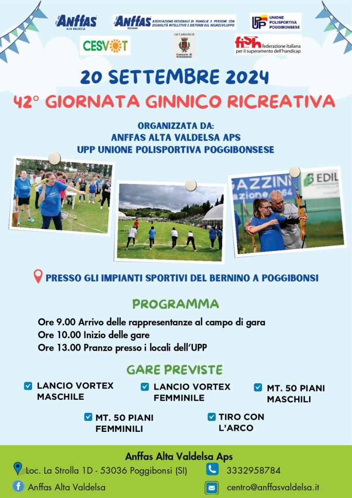 Poggibonsi, tutti insieme con Anffas e UPP