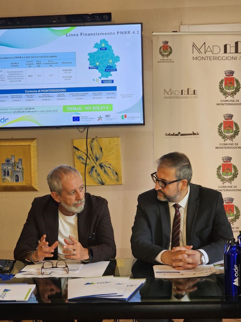 Monteriggioni, con il PNRR un masterplan per il futuro del territorio