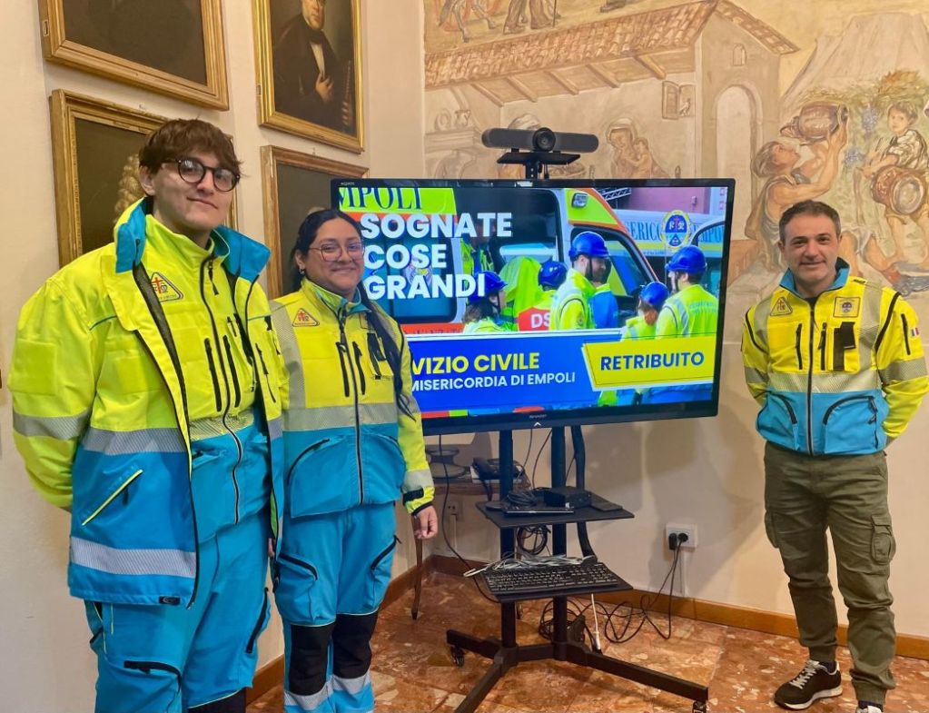 La Misericordia di Empoli mette a disposizione 24 posti per il Servizio Civile Universale