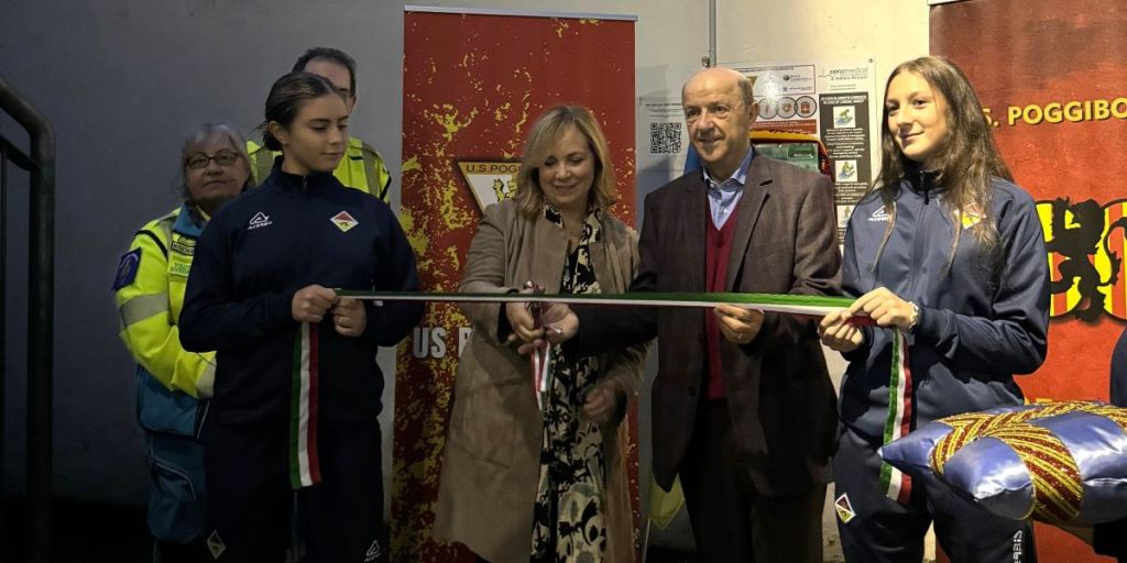 Inaugurato il nuovo defibrillatore donato dalla Misericordia alla U.S. Poggibonsi