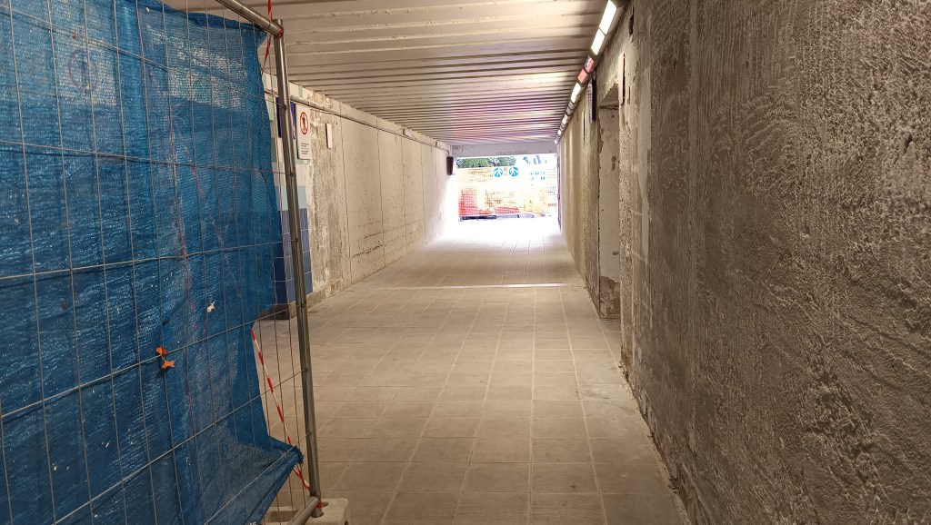 Poggibonsi, lavori di riqualificazione di RFI al sottopasso della stazione