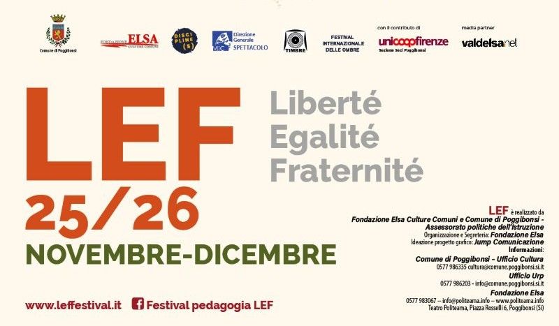 Festival della Pedagogia: rinviati a sabato 22 novembre  il rap contest di Staggia e l’inaugurazione del murales