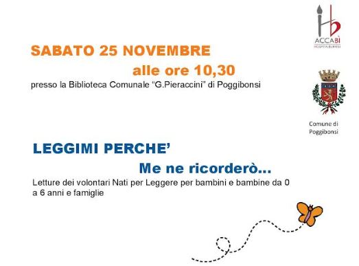 Letture per bambini, iniziano alla biblioteca  comunale gli incontri di Nati per Leggere