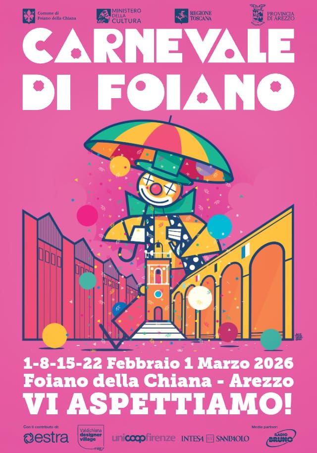 Carnevale: a Foiano della Chiana tutto pronto per il pi&ugrave; antico d&rsquo;Italia