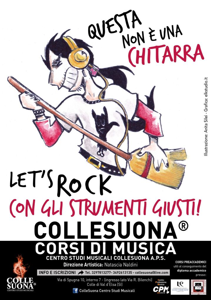 Dal 18 Settembre riprendono Corsi di Formazione Musicale del CENTRO STUDI MUSICALI ColleSuona