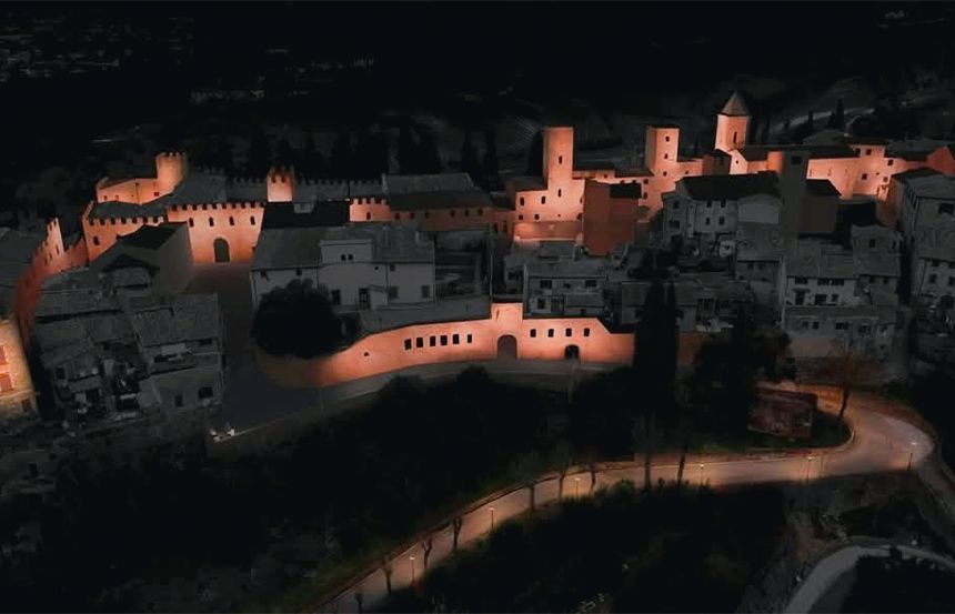 "Pi&ugrave; sicurezza e turismo": Terra di Valdelsa promuove l'illuminazione artistica di Certaldo