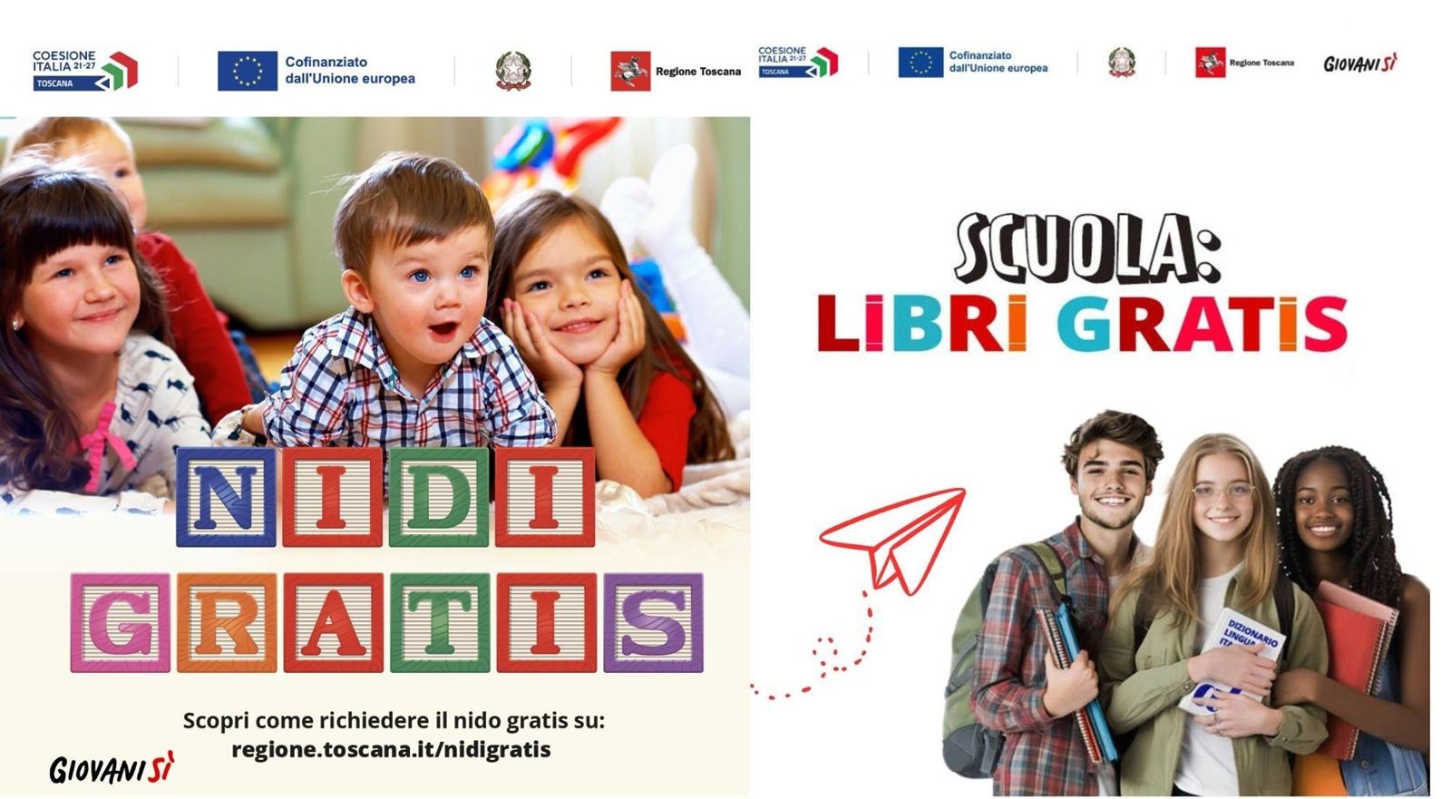 Diritto a educazione e istruzione, sostegno a famiglie, al via domande Libri e Nidi Gratis