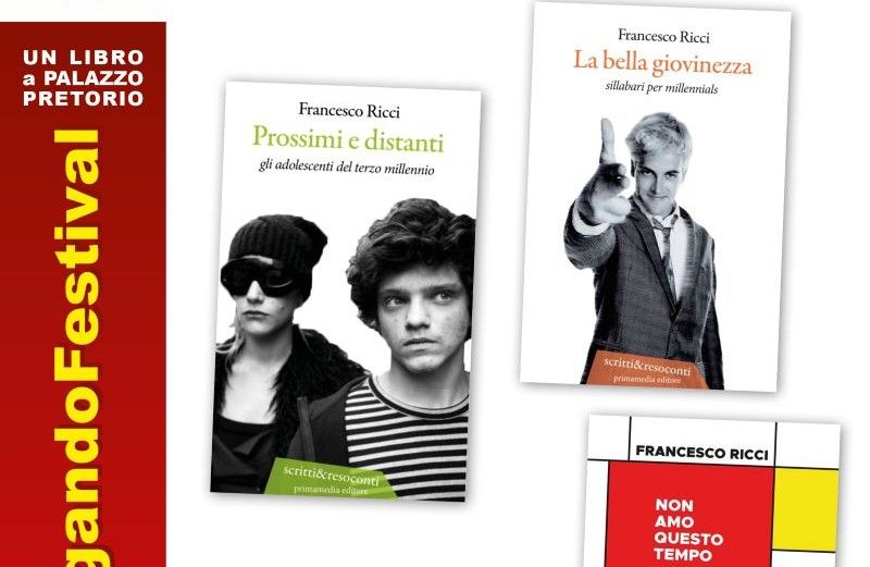 A Rapolano Terme un pomeriggio dedicato ai giovani e alla contemporaneit&agrave;: Francesco Ricci presenta tre libri a Palazzo Pretorio