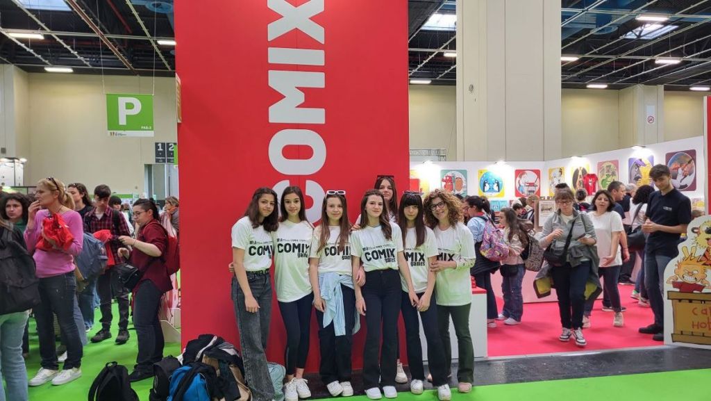 La 2B delle Marmocchi premiata alla finalissima di Comix Games a Torino