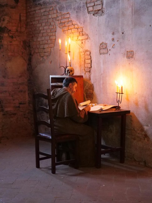 Valdelsa set del film 'Parola di Tommaso', biografo di San Francesco