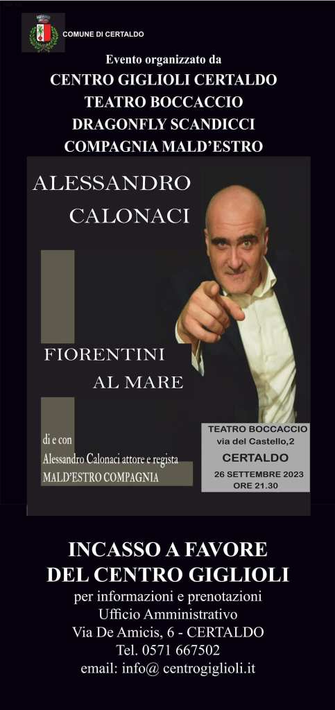 Certaldo, una serata di solidarietà e divertimento con “Fiorentini al mare”