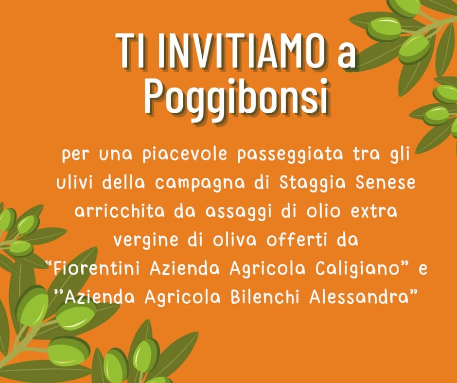 Giornata Nazionale “Camminata tra gli Olivi” a Poggibonsi