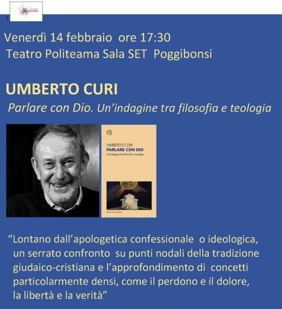 Incontro con la grande filosofia: Umberto Curi al Politeama di Poggibonsi