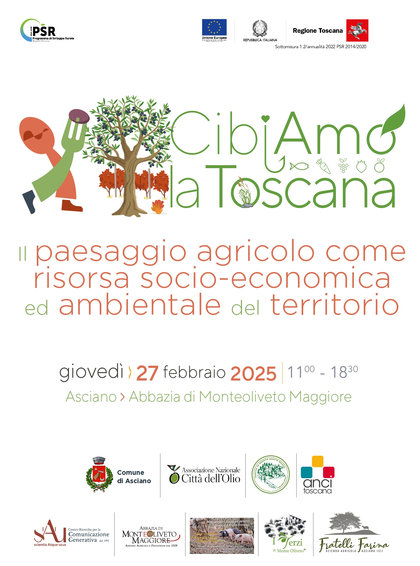 Asciano, il paesaggio agricolo come risorsa socio-economica del territorio