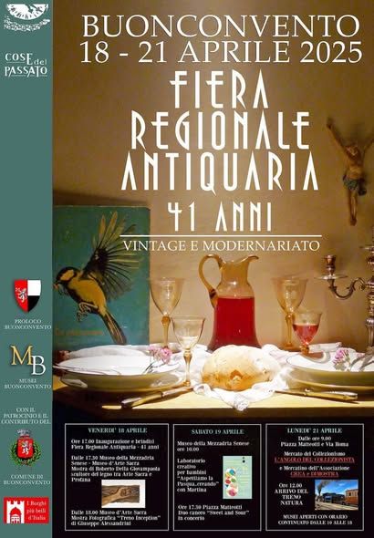 Buonconvento: La Fiera Antiquaria "Cose del Passato"  celebra il riuso e la mobilit&agrave; sostenibile con il Treno Natura 