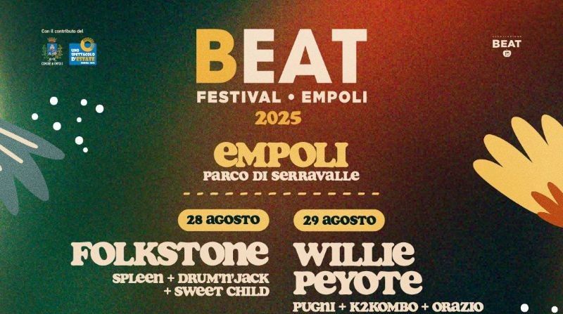 Da Fabri Fibra a Willie Peyote: il Beat Festival torna a Empoli con un ricco cartellone 
