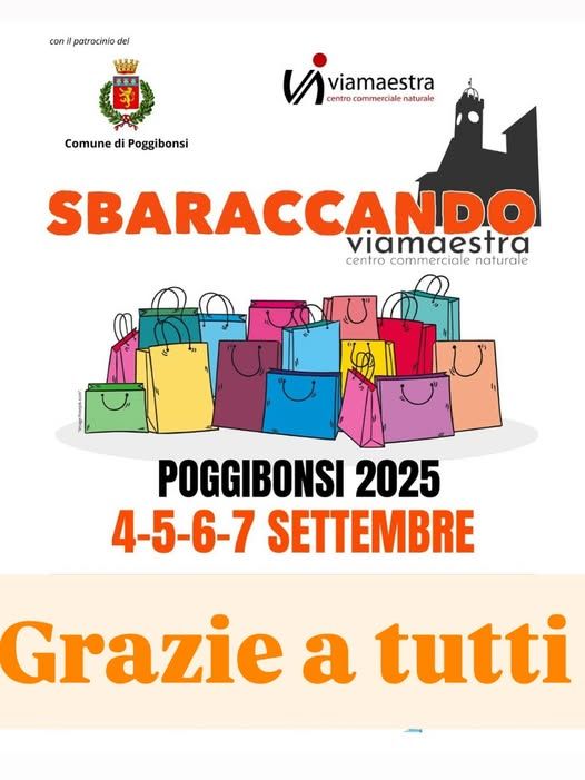 Poggibonsi, grande successo per Sbaraccando