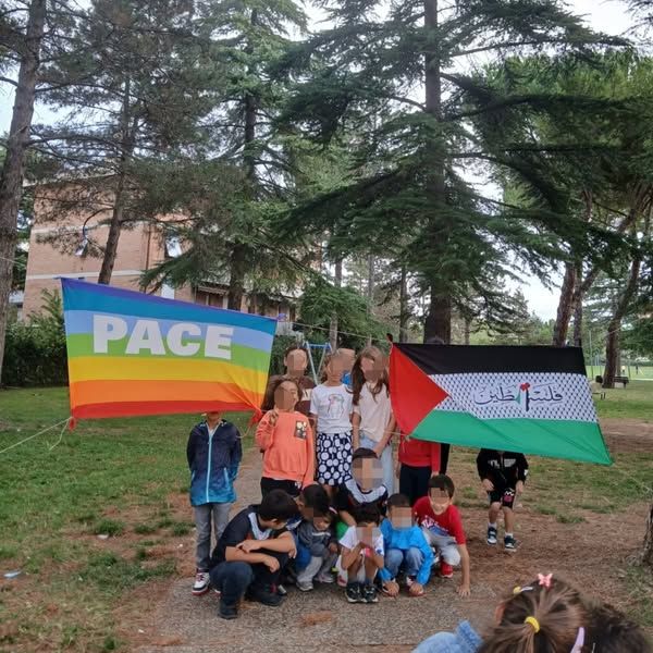 Poggibonsi, la voce dei bambini che chiedono la pace