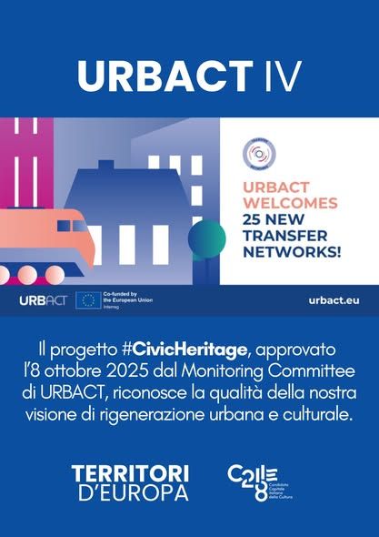 Colle Val d’Elsa entra in Urbact IV: fondi europei per la Nuova Agorà Culturale