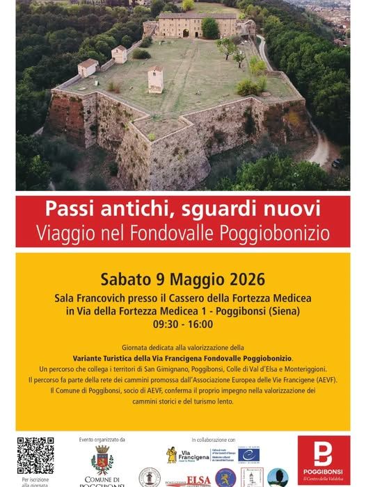 Poggibonsi, un viaggio tra storia e natura: il 9 maggio si celebra la Variante Turistica della Via Francigena
