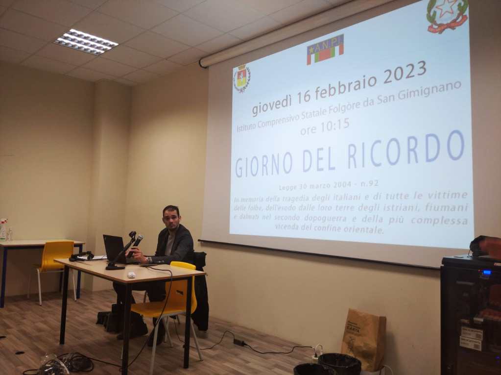 <strong>San Gimignano, Giorno del Ricordo: 50 alunni a lezione di Foibe per non dimenticare</strong>