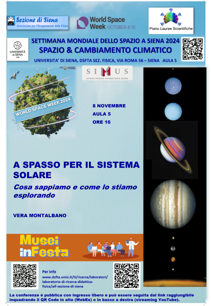 “A spasso per il sistema solare” e 