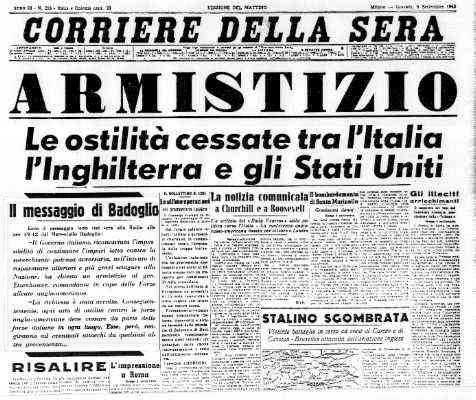 La Storia… nel quotidiano. L'8 settembre