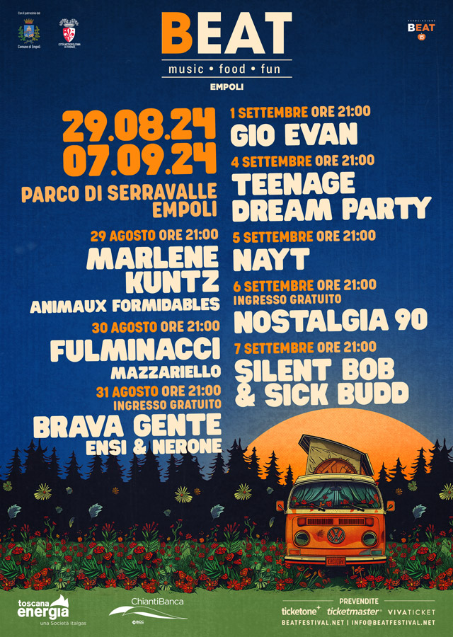 Beat Festival 2024: modifiche temporanee e disposizioni di viabilità a Empoli