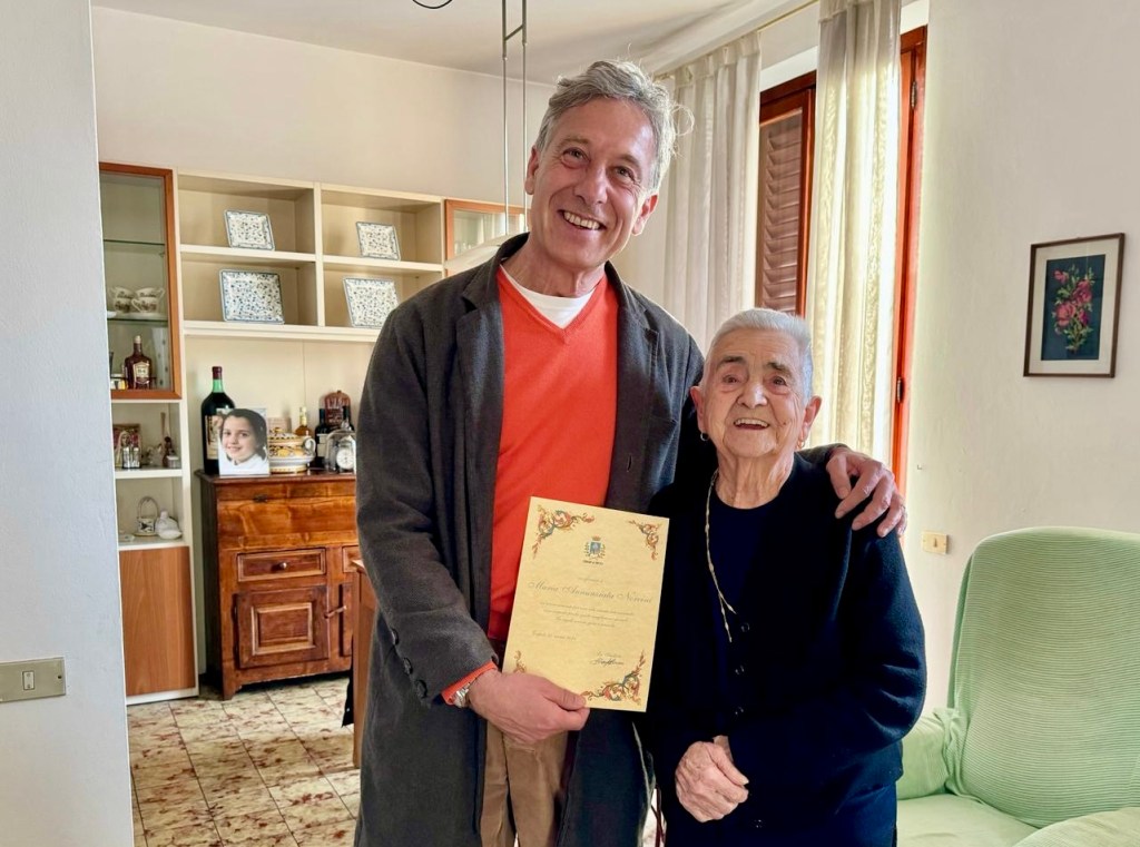 Empoli longeva: Maria Annunziata Norcini ha spento cento candeline