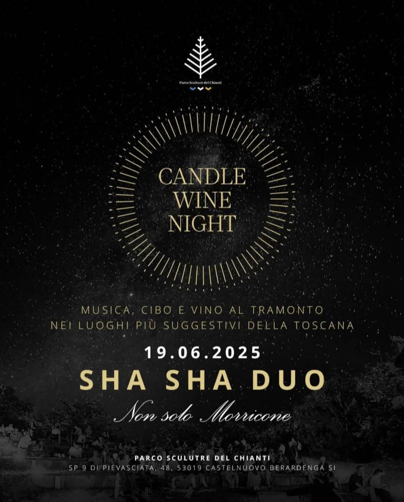Parco Sculture, musica, vino e cibo al tramonto: ecco le “CandleWineNights”