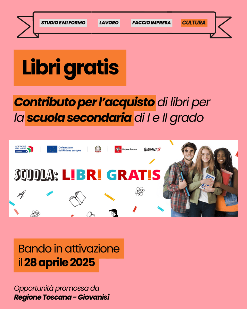 Empoli, “Libri gratis”, la nuova misura a sostegno degli studenti
