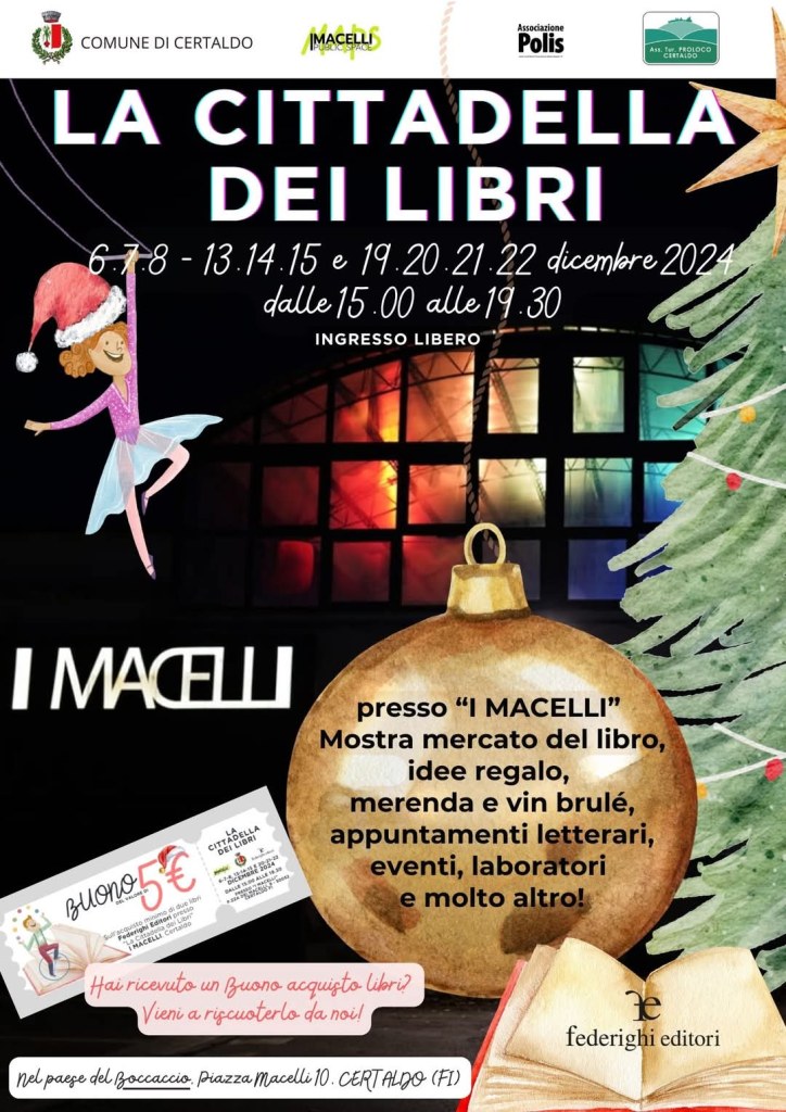 Certaldo, un Natale di buone letture e illustrazioni con “La cittadella dei libri”