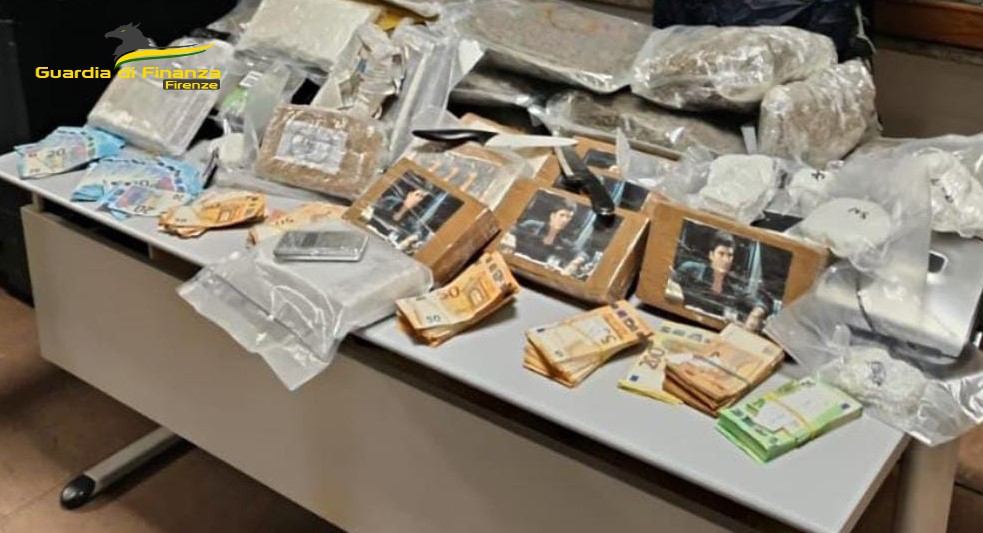 Operazione antidroga: sequestrati 600mila euro di marijuana e cocaina