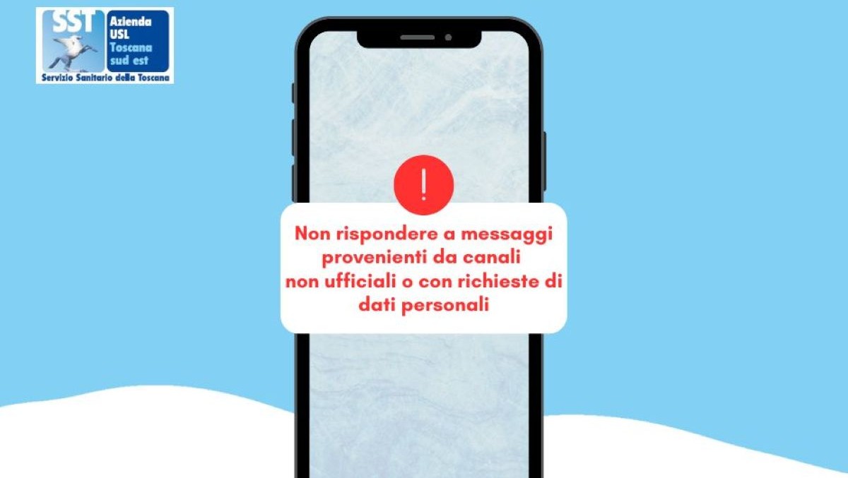 Attenzione ai falsi sms: sono una truffa, non li manda l'Asl