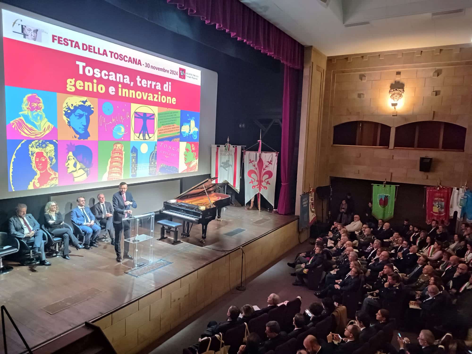 L’ologramma del Granduca Pietro Leopoldo ha aperto le celebrazioni per la Festa della Toscana