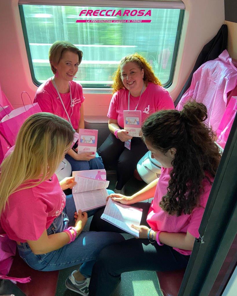 Prevenzione del tumore al seno: consulti gratuiti a bordo dei treni Frecciarossa