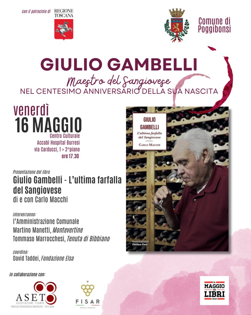 Carlo Macchi presenta “Giulio Gambelli. L’ultima farfalla del Sangiovese”