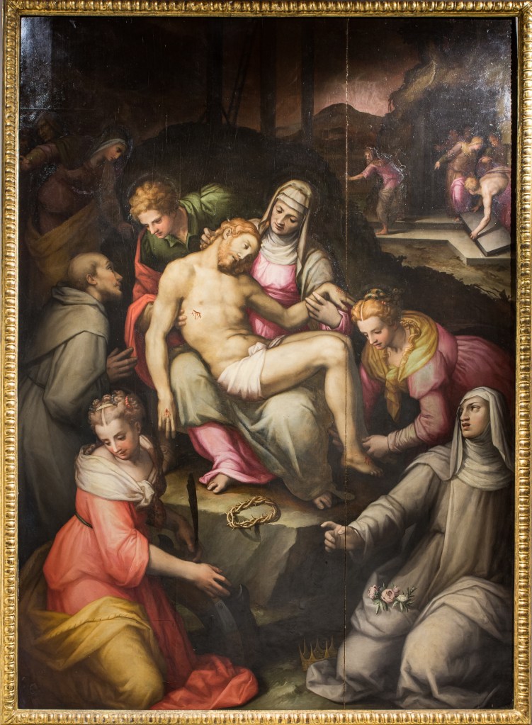 Colle, restaurata l'opera La Pietà con i Santi Giovanni, Maddalena, Francesco, Caterina d’Alessandria ed Elisabetta d’Ungheria