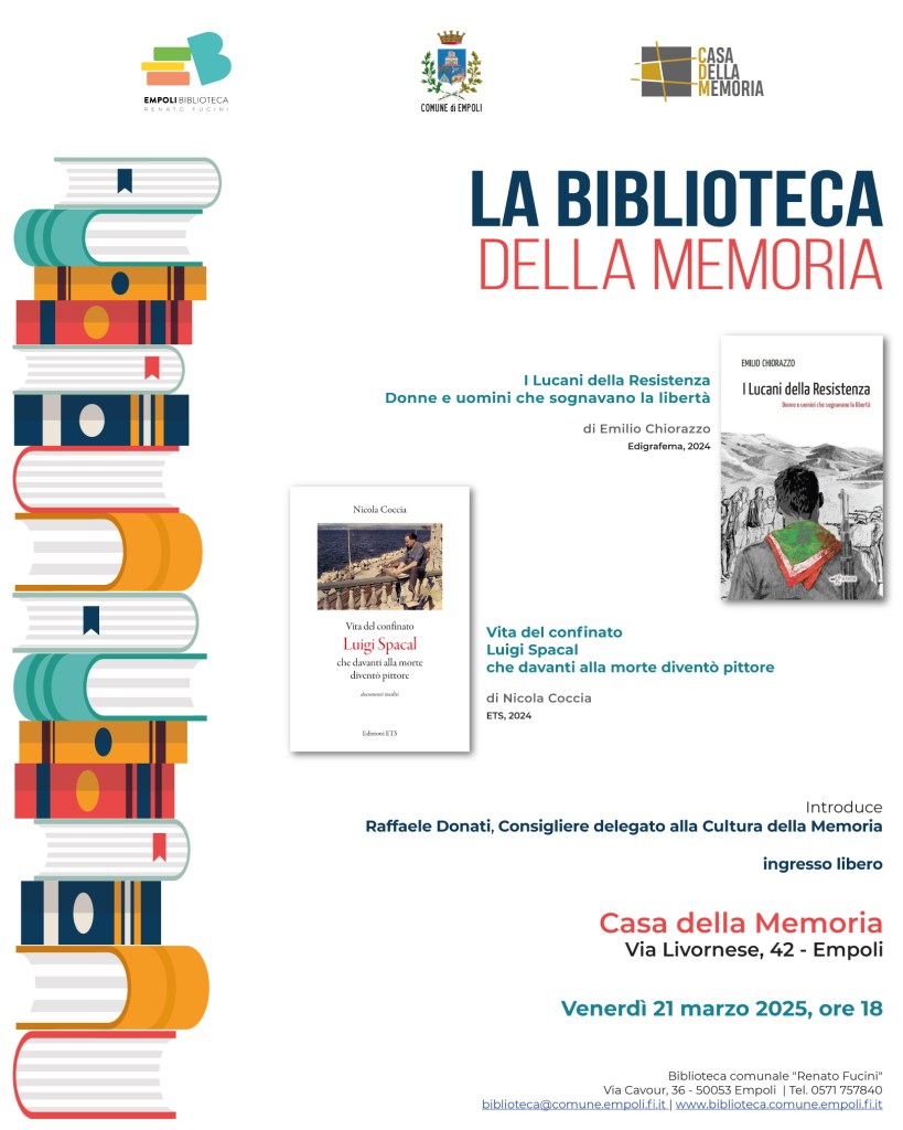 Empoli, “La biblioteca della Memoria”, seconda presentazione