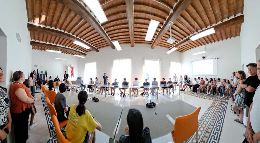 La delegazione giapponese di Kanramachi arriva a Certaldo