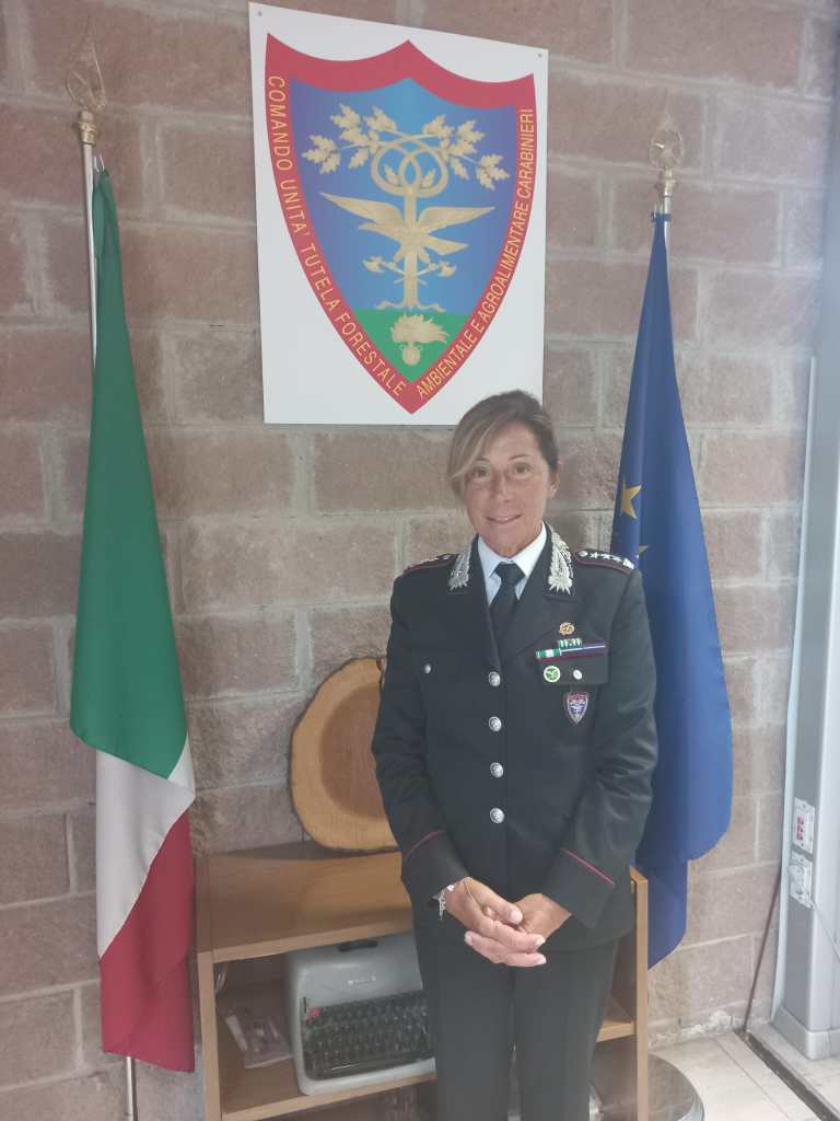 Alessandra Baldassarri nuovo comandante del gruppo carabinieri forestali di Siena