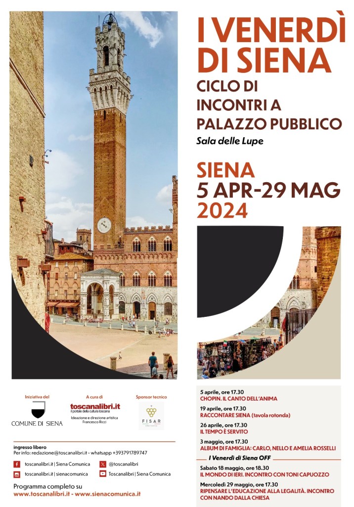 I Venerdì di Siena, gli incontri a Palazzo Pubblico riprendono nel nome di Chopin