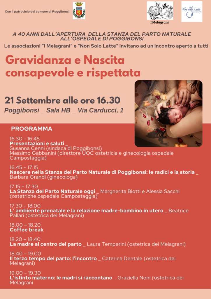 Gravidanza e nascita, Poggibonsi ricorda i 40 anni della Stanza del Parto Naturale all'Ospedale