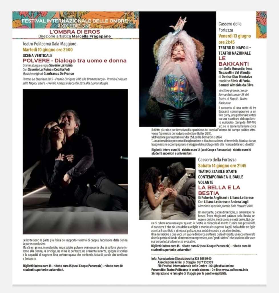 Poggibonsi celebra l'arte delle Ombre con la XXIX edizione del Festival Internazionale