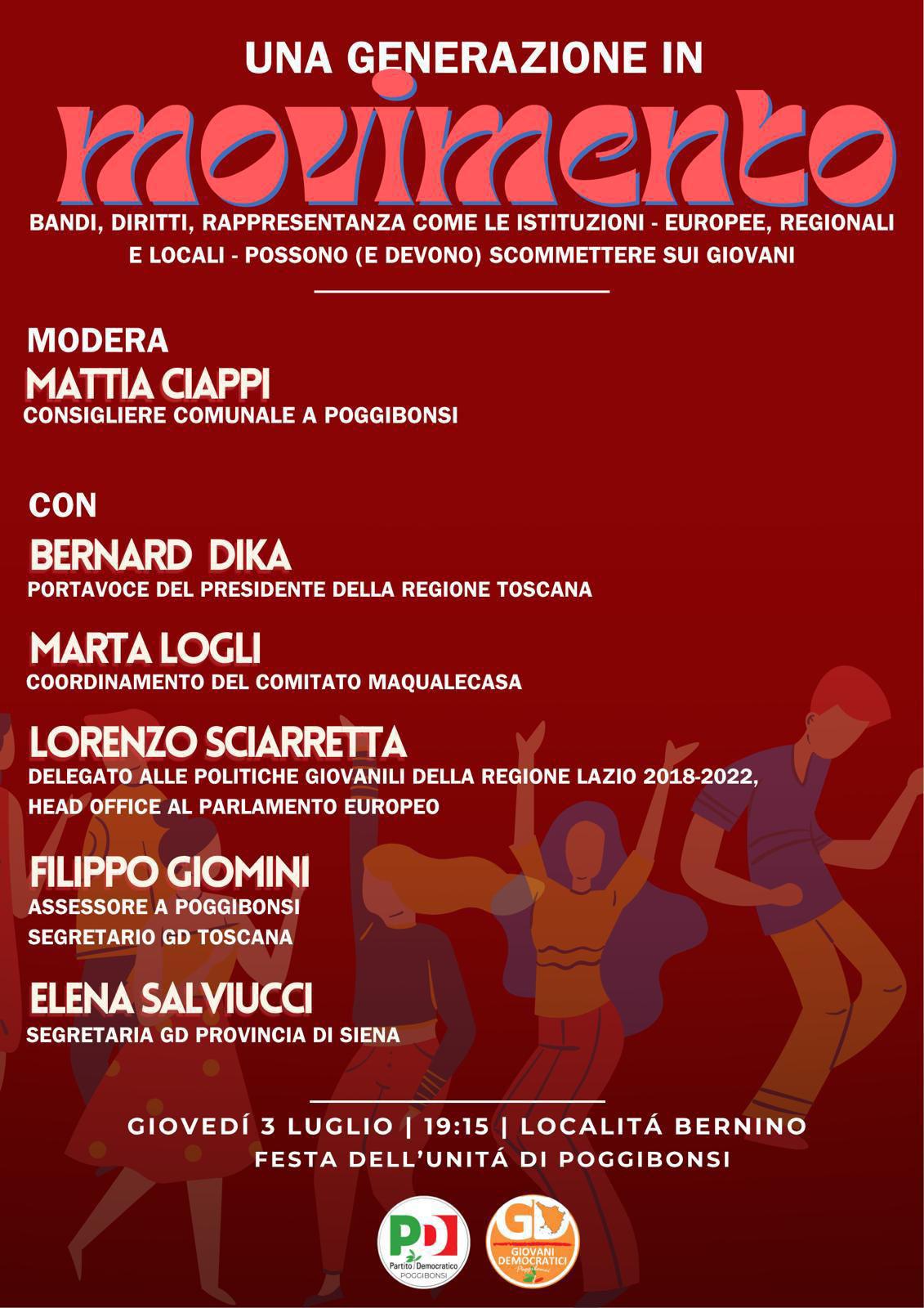 Generazione in movimento: i giovani si incontrano alla Festa dell'Unità
