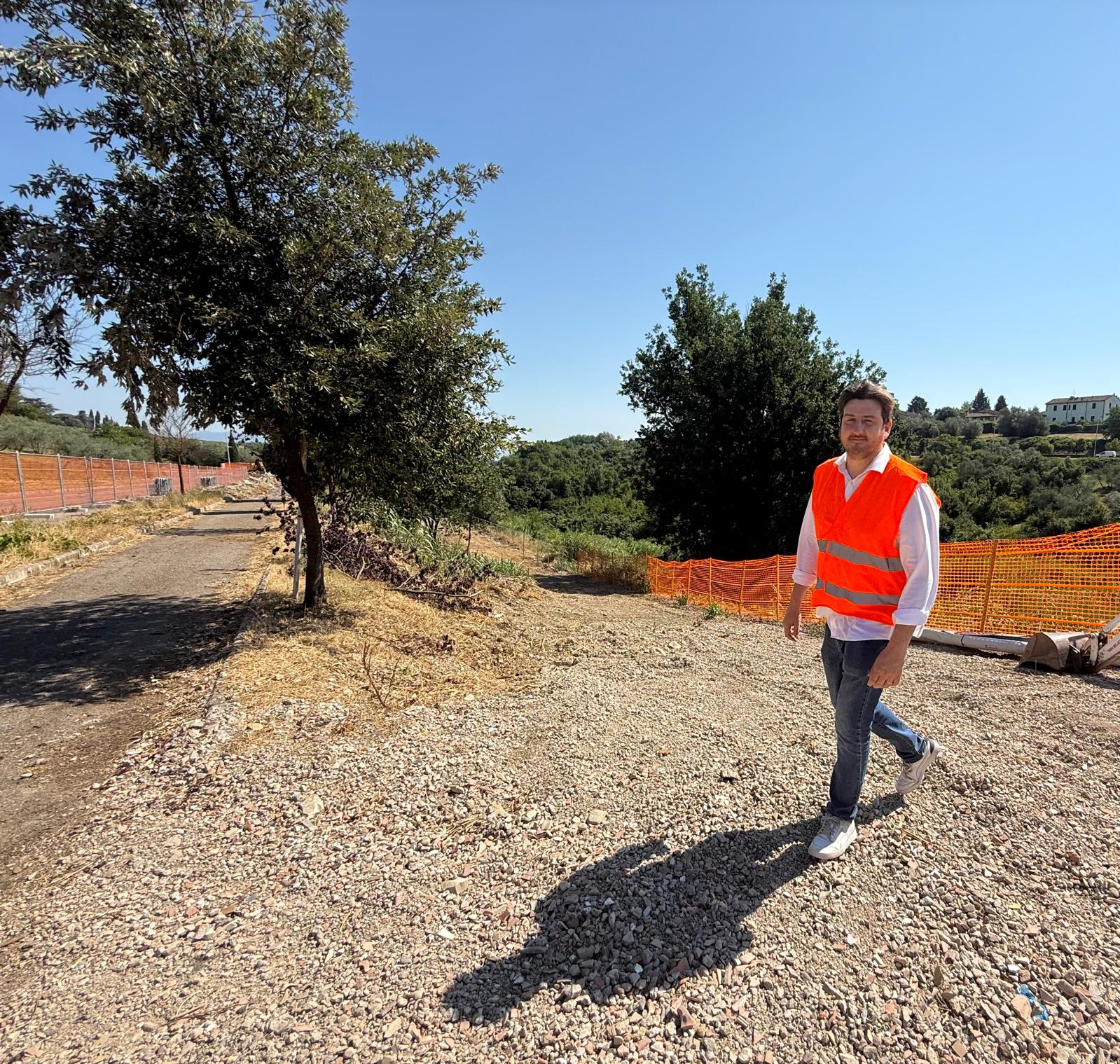San Casciano: dissesto idrogeologico. Lavori in corso per il risanamento della frana di viale Pertini