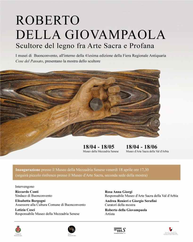 Buonconvento, mostra di Roberto della Giovampaola nei Musei della Mezzadria e d'Arte sacra