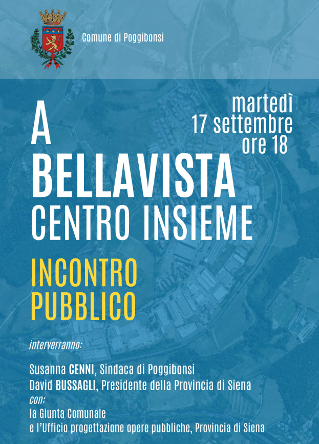Martedì 17 settembre la sindaca Cenni incontra  la comunità di Bellavista