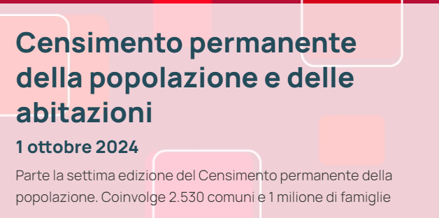 Siena, al via il Censimento Istat 2024